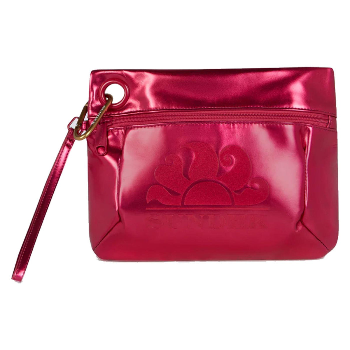 SUNDEK LAMINATED CLUTCH BAG