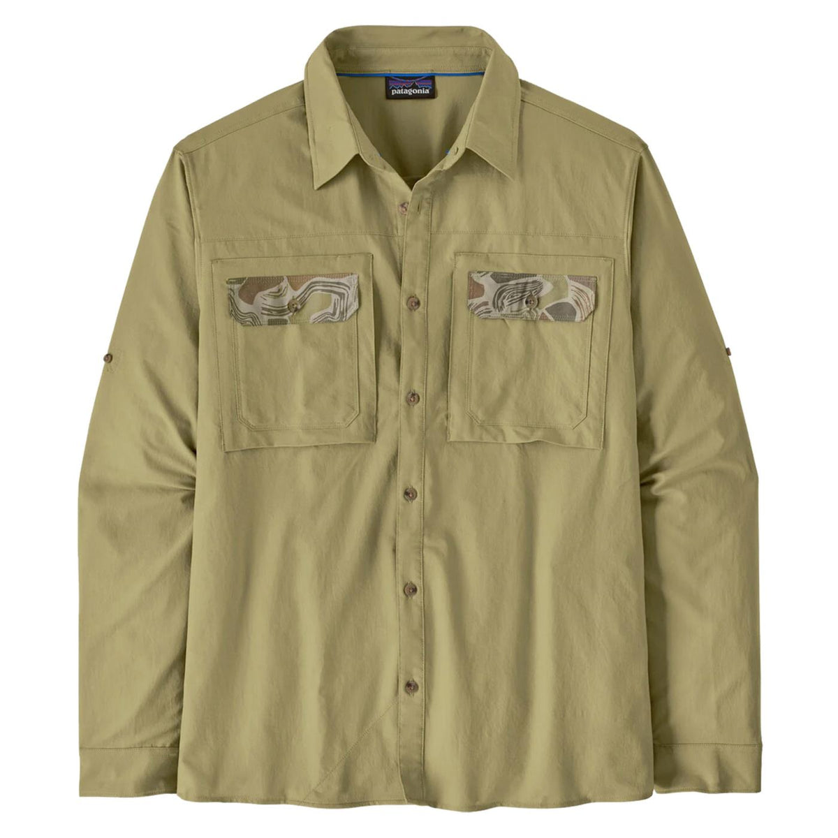 PATAGONIA LS SELF GUIDED SUN SHIRT - Militare - immagine principale