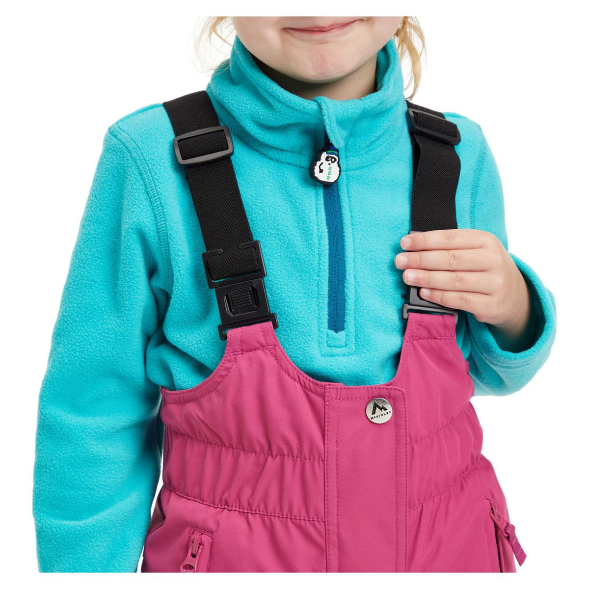 MC KINLEY IBO KIDS SNOW PANTS - Rosa - vista 4