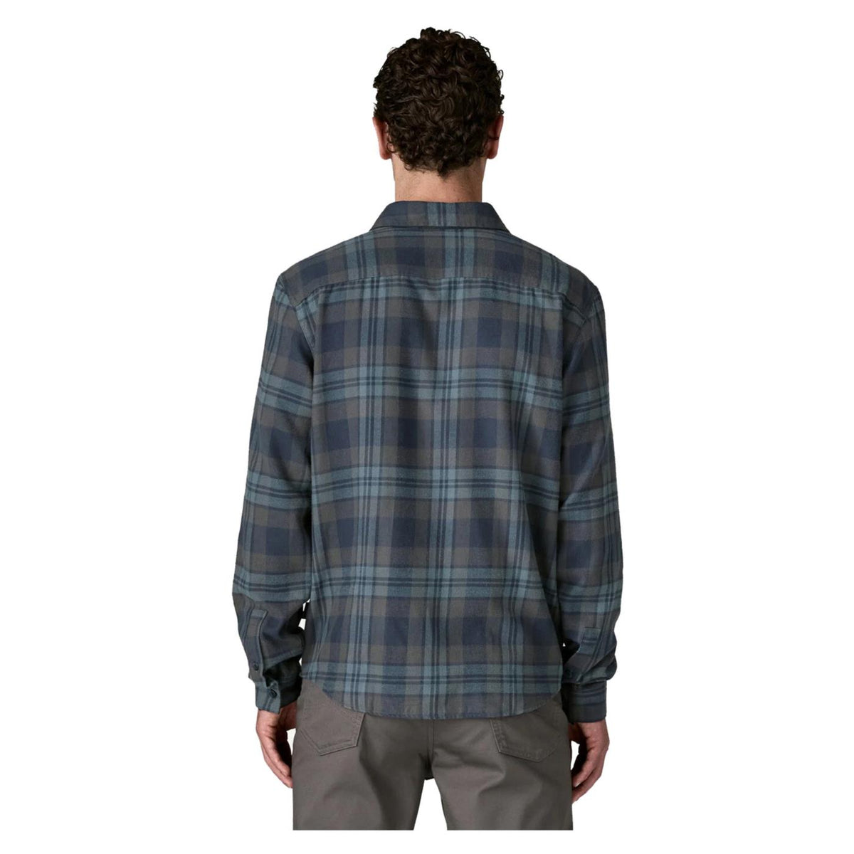 PATAGONIA LW FJORD FLANNEL SHIRT - Blu - vista 3