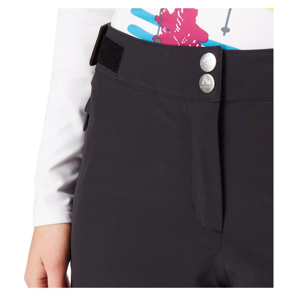 MC KINLEY DIVA WOMAN SKI PANT - Nero - vista 4