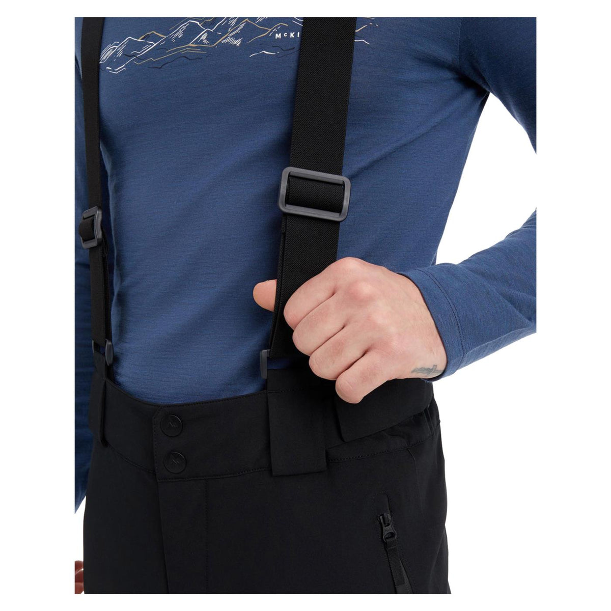 MC KINLEY DAVE SKI PANT - Nero - vista 4