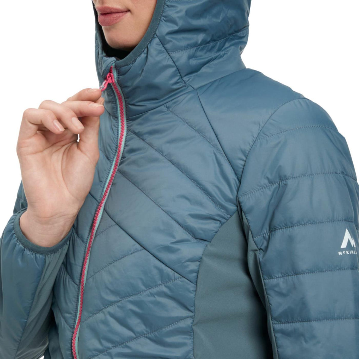 MC KINLEY SIERRE HYBRID JACKET W - Azzurro - vista 3