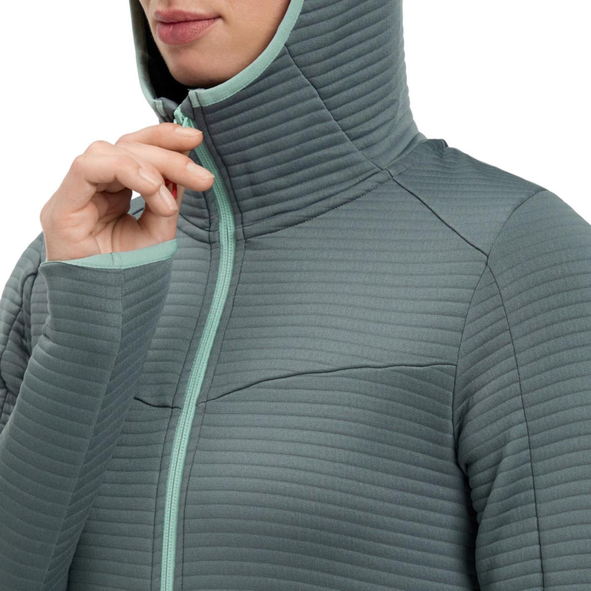 MC KINLEY AAMI WOMAN MIDLAYER - Militare - vista 3
