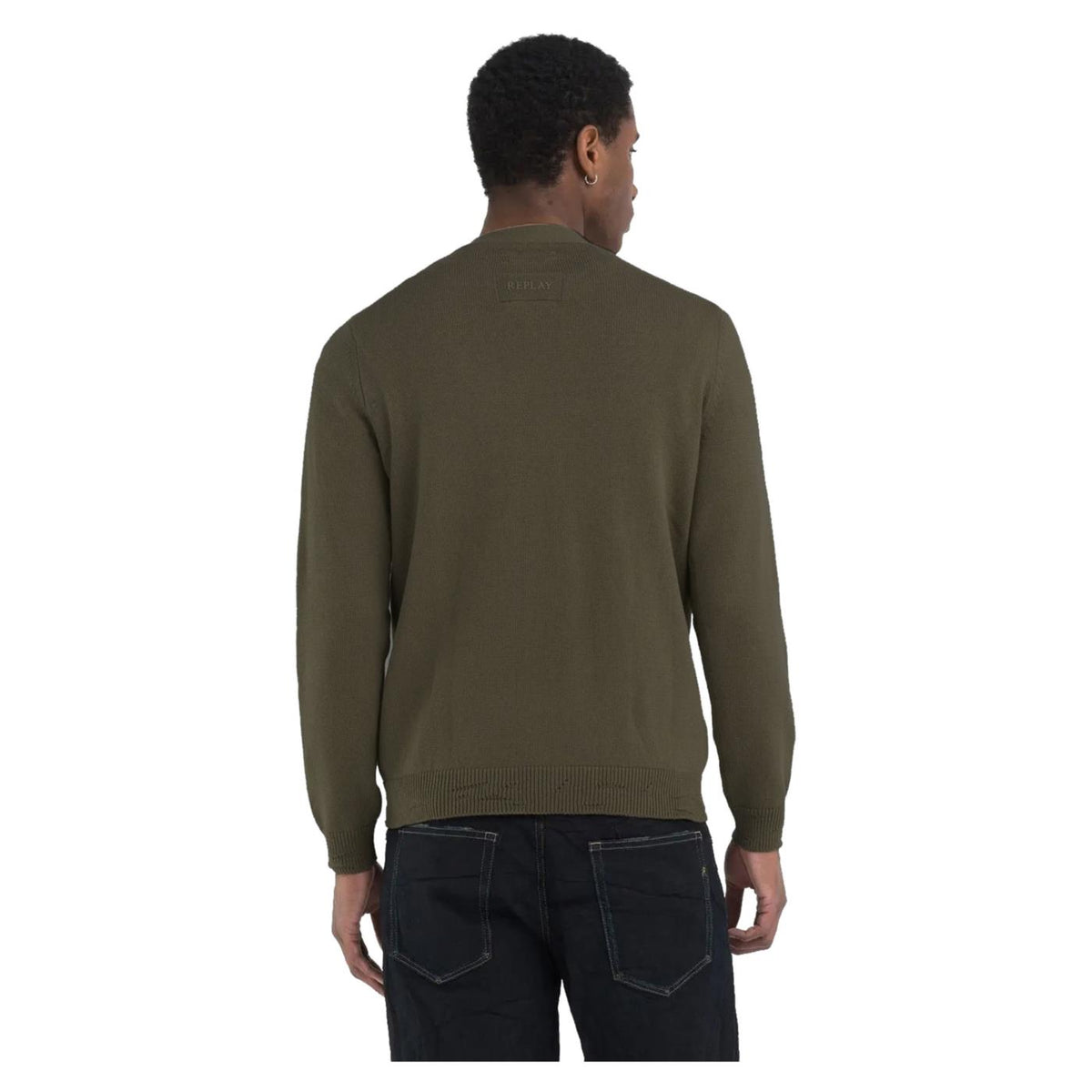 REPLAY CARDIGAN COTONE CASHMERE - seconda immagine