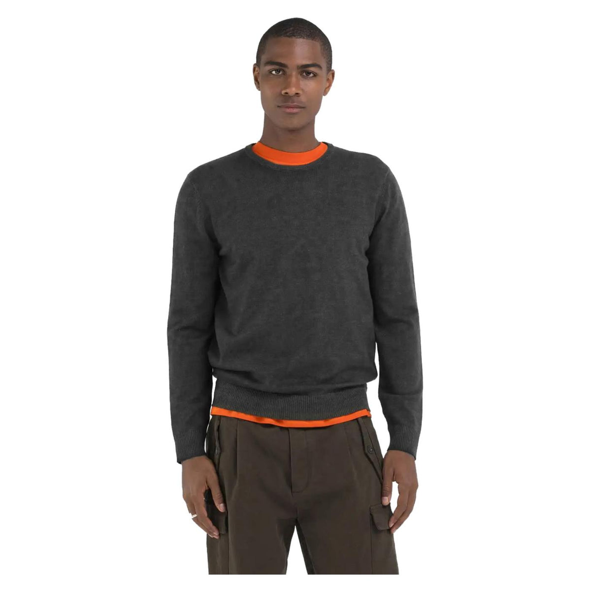 REPLAY PULLOVER GIROCOLLO