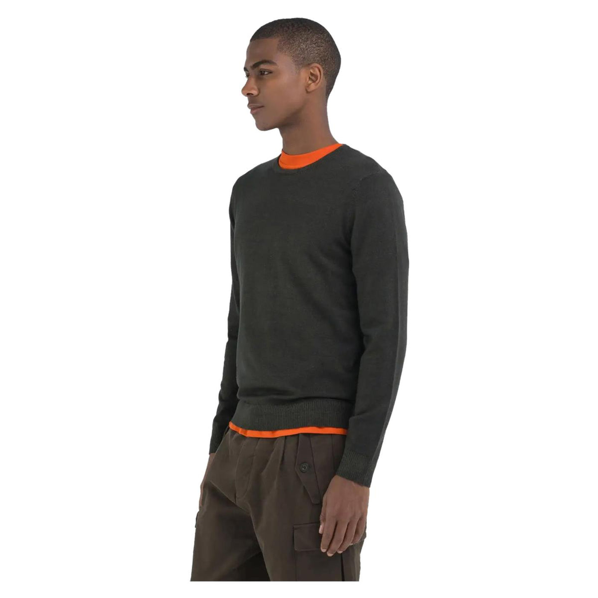 REPLAY PULLOVER GIROCOLLO