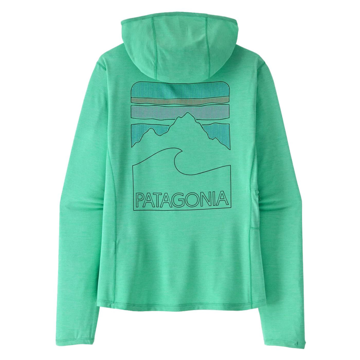 PATAGONIA W CAP COOL SUN HOODY - C1-verde - vista 3