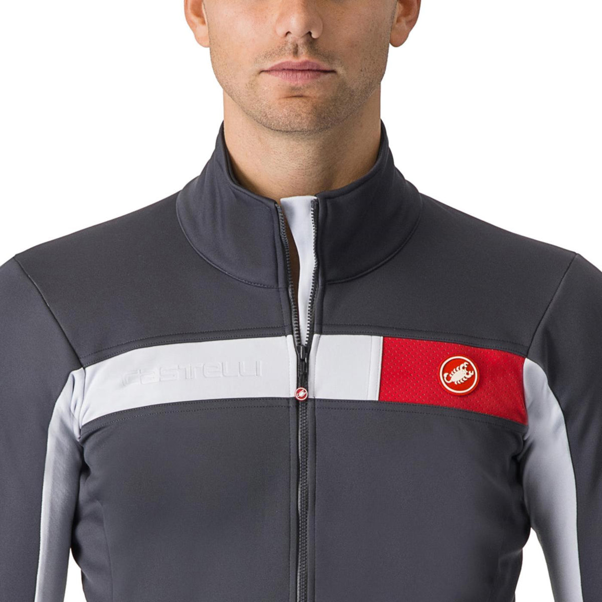 CASTELLI MORTIROLO 6S JACKET - Grigio scuro - vista 3