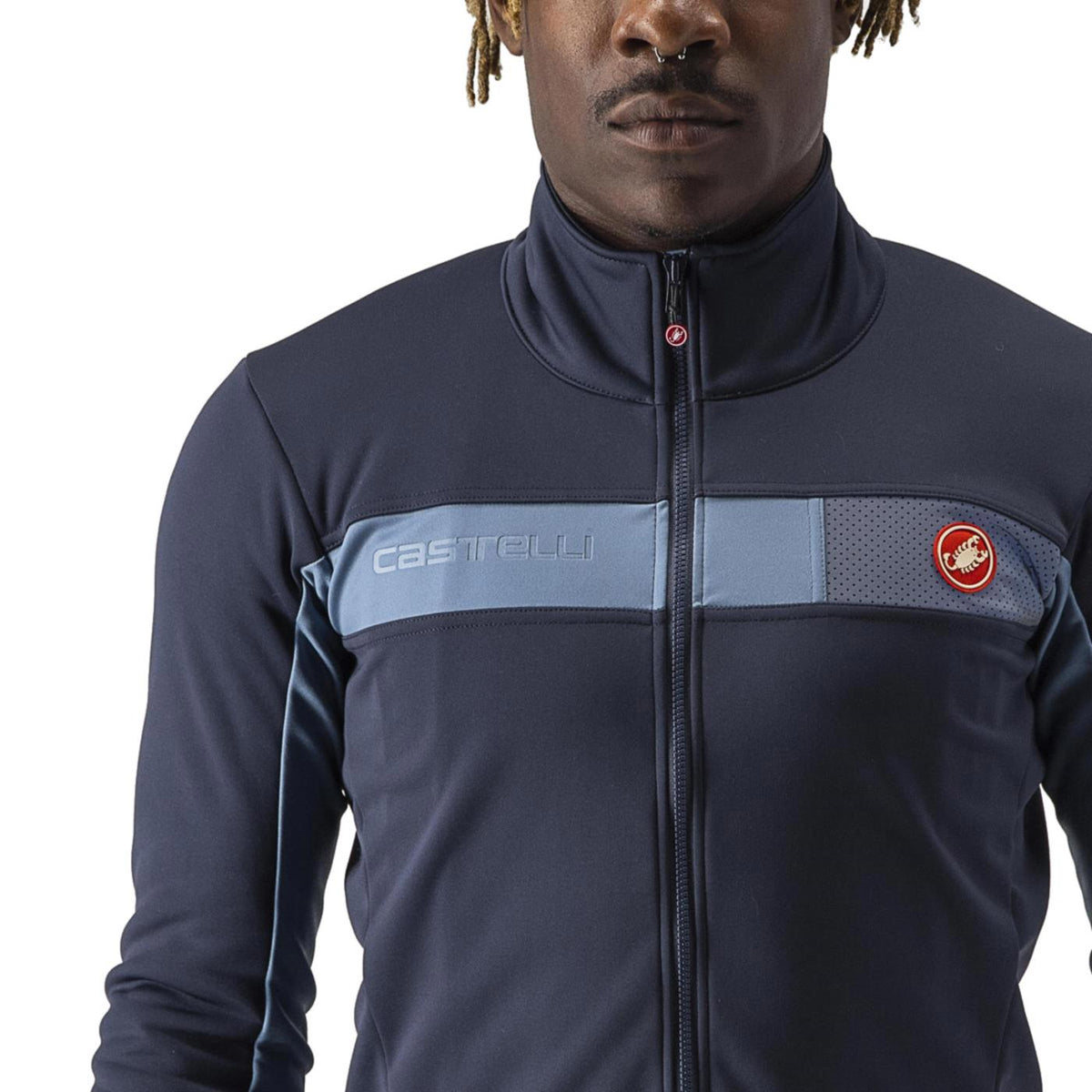 CASTELLI MORTIROLO 6S JACKET - Blu - vista 3