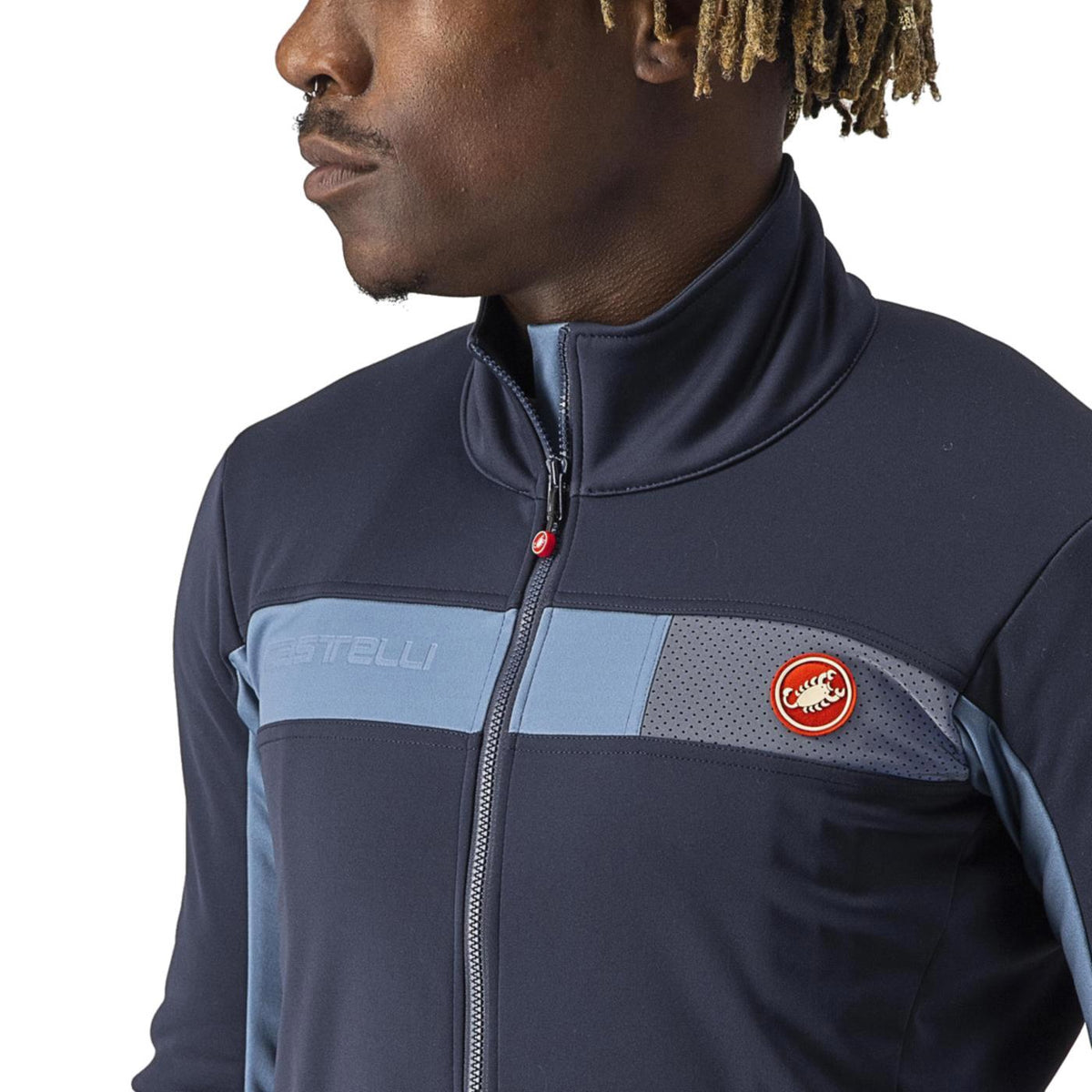 CASTELLI MORTIROLO 6S JACKET - Blu - vista 4