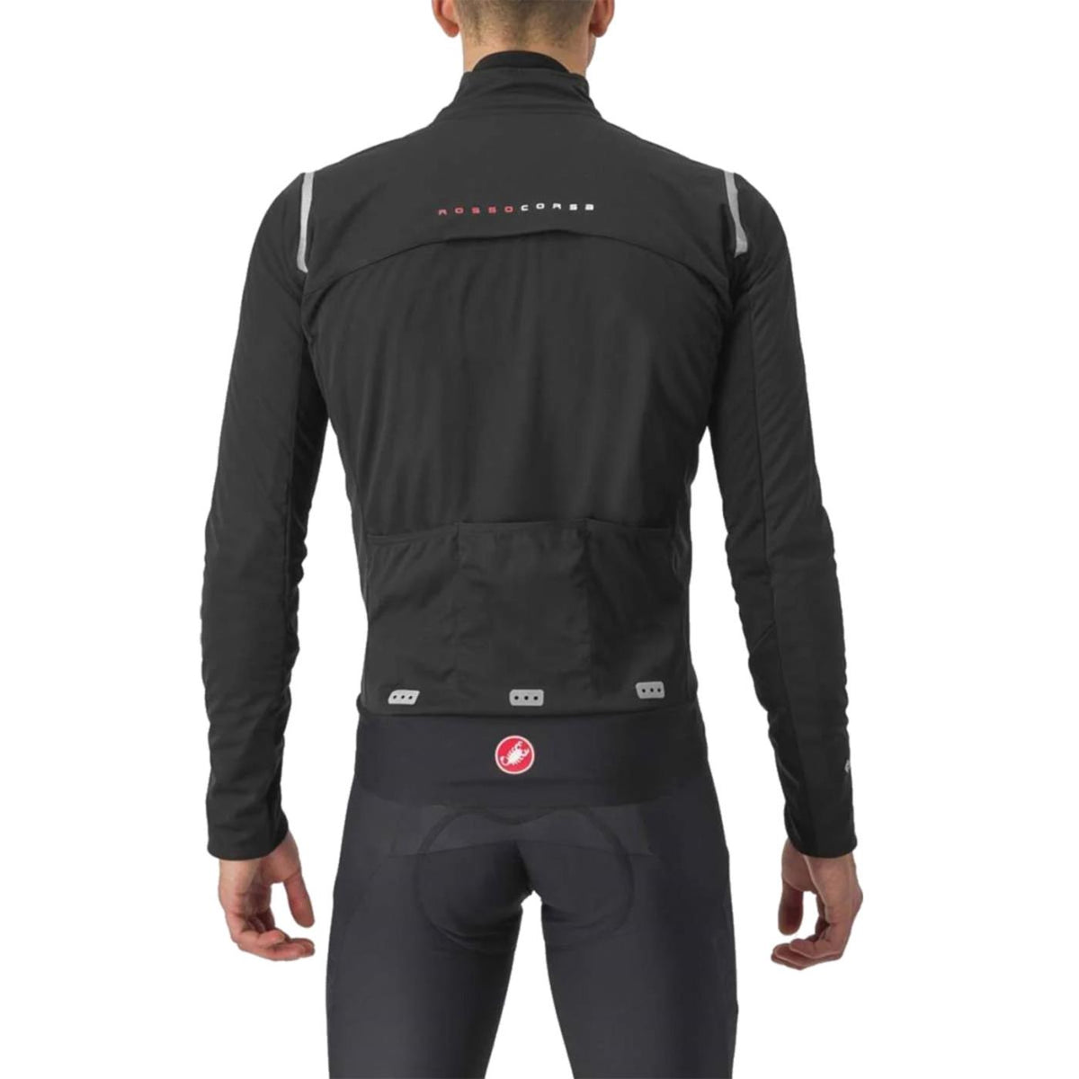 CASTELLI ALPHA DOPPIO ROS JACKET - Nero - vista 2