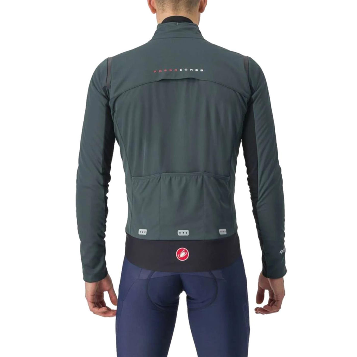 CASTELLI ALPHA DOPPIO ROS JACKET - Verde - vista 2