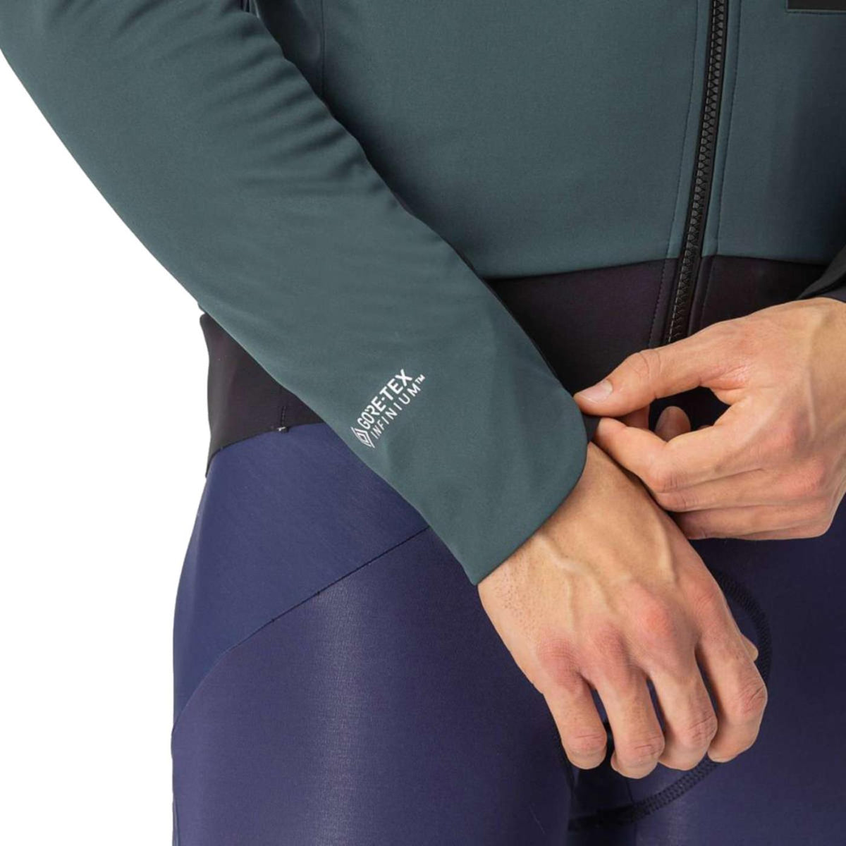 CASTELLI ALPHA DOPPIO ROS JACKET - Verde - vista 8