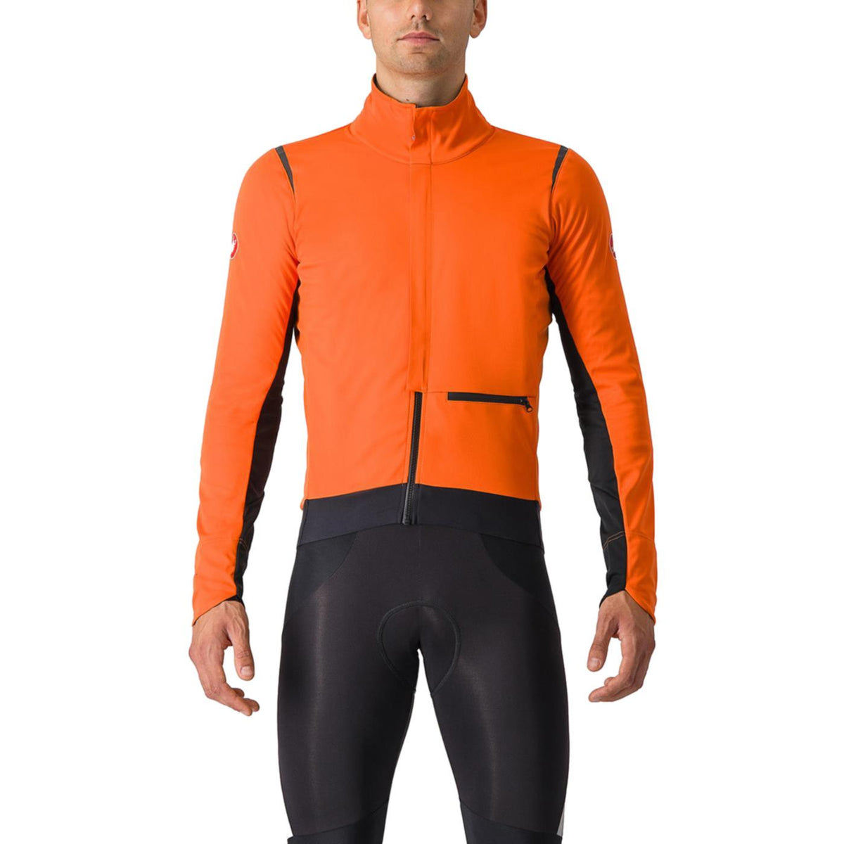 CASTELLI ALPHA DOPPIO ROS JACKET - Arancione - immagine principale