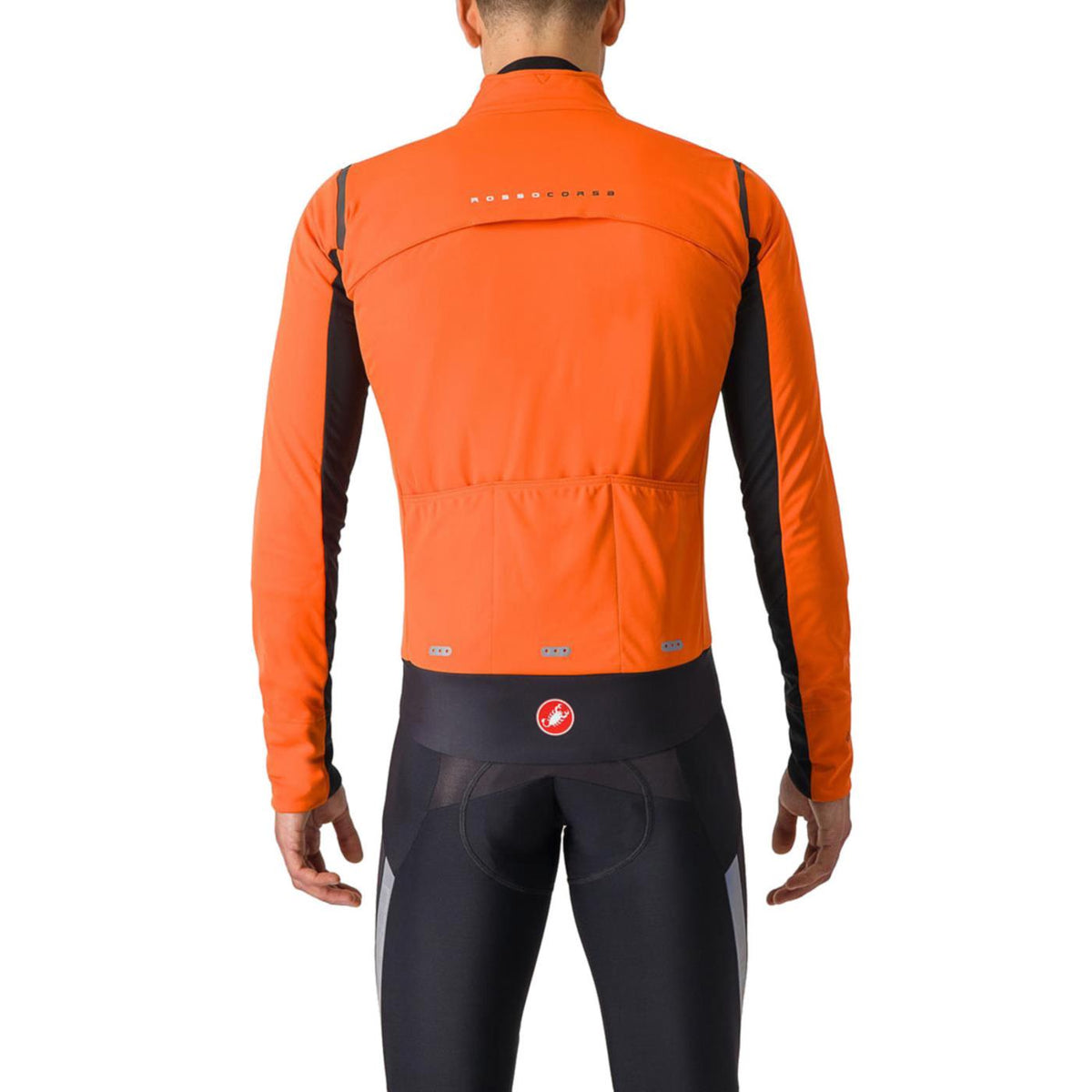 CASTELLI ALPHA DOPPIO ROS JACKET - Arancione - vista 2