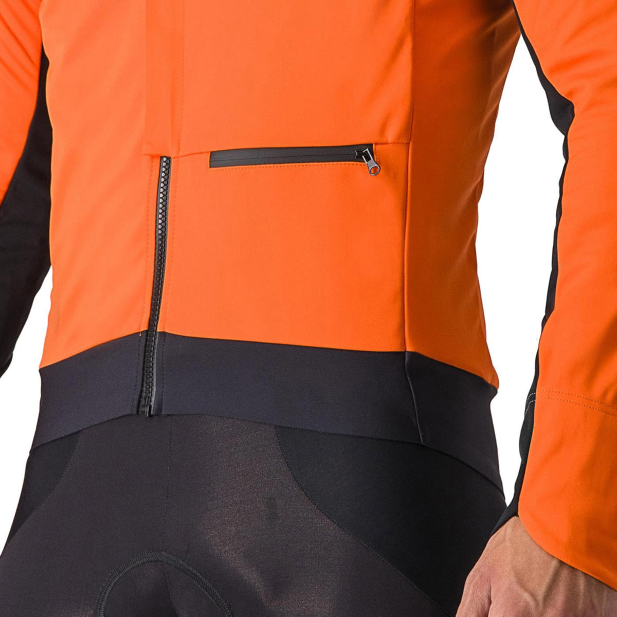 CASTELLI ALPHA DOPPIO ROS JACKET - Arancione - vista 4