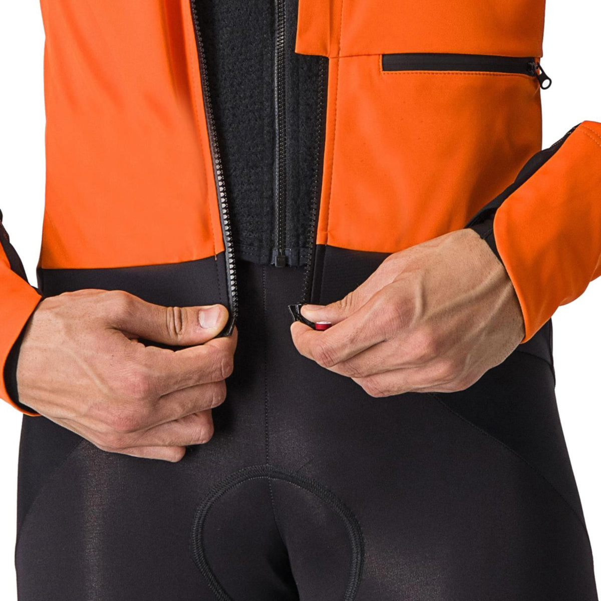 CASTELLI ALPHA DOPPIO ROS JACKET - Arancione - vista 6