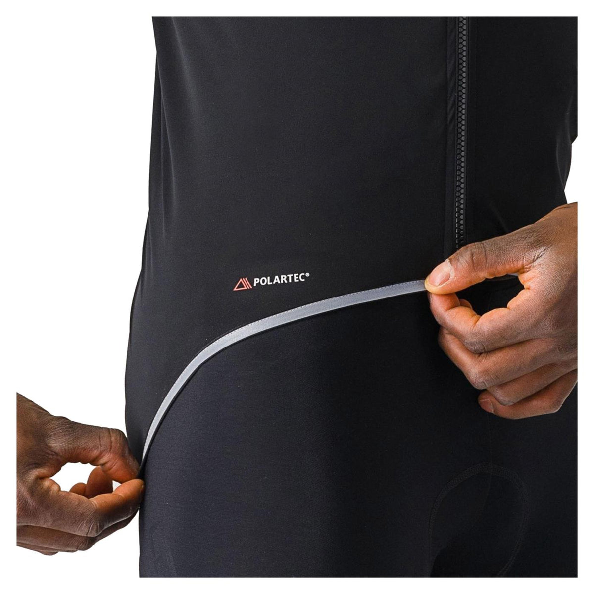 CASTELLI ULTRA RAIN CAPE - Nero - vista 3