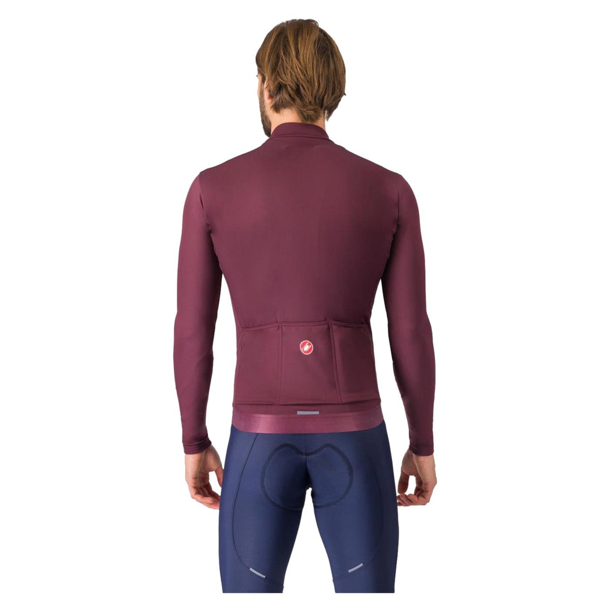 CASTELLI ESPRESSO THERMAL JERSEY - Bordeaux - vista 2