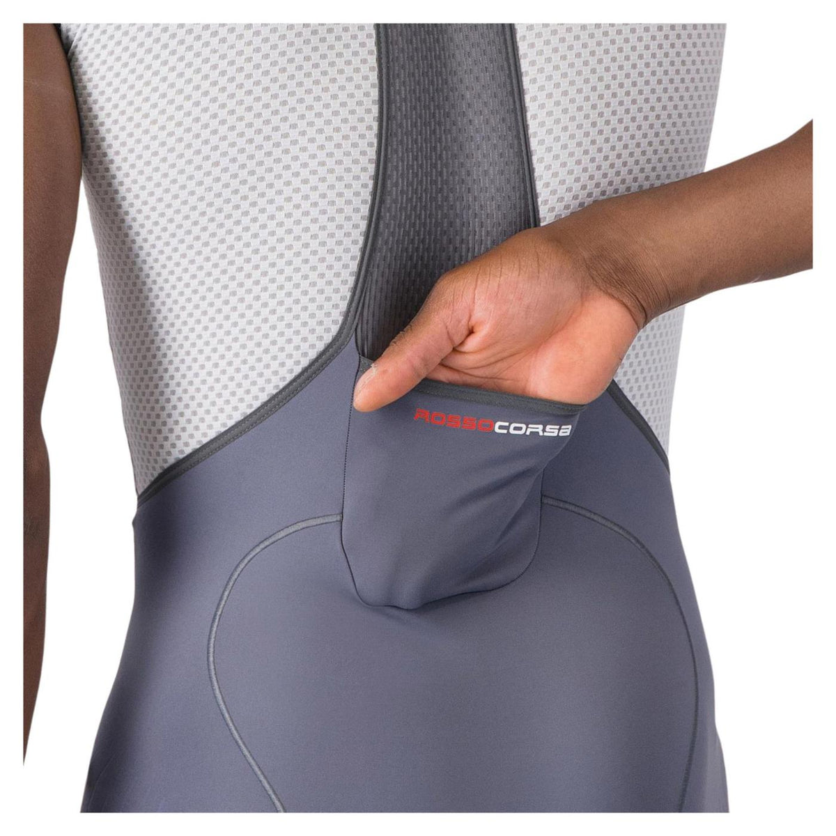 CASTELLI FREE AERO RACE S BIBSHORT - C1-grigio-s - vista 4