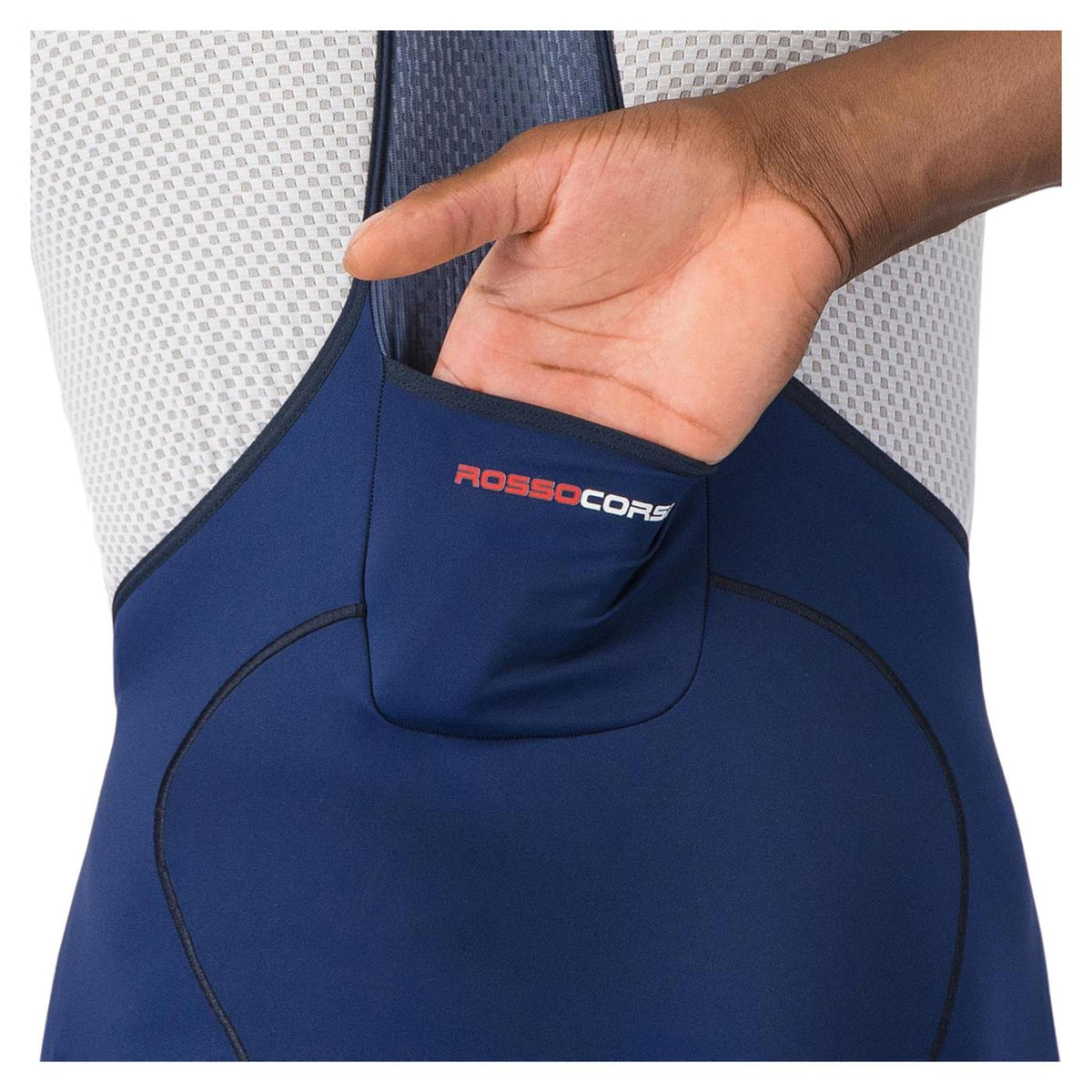 CASTELLI FREE AERO RACE S BIBSHORT - C1-blu - vista 4