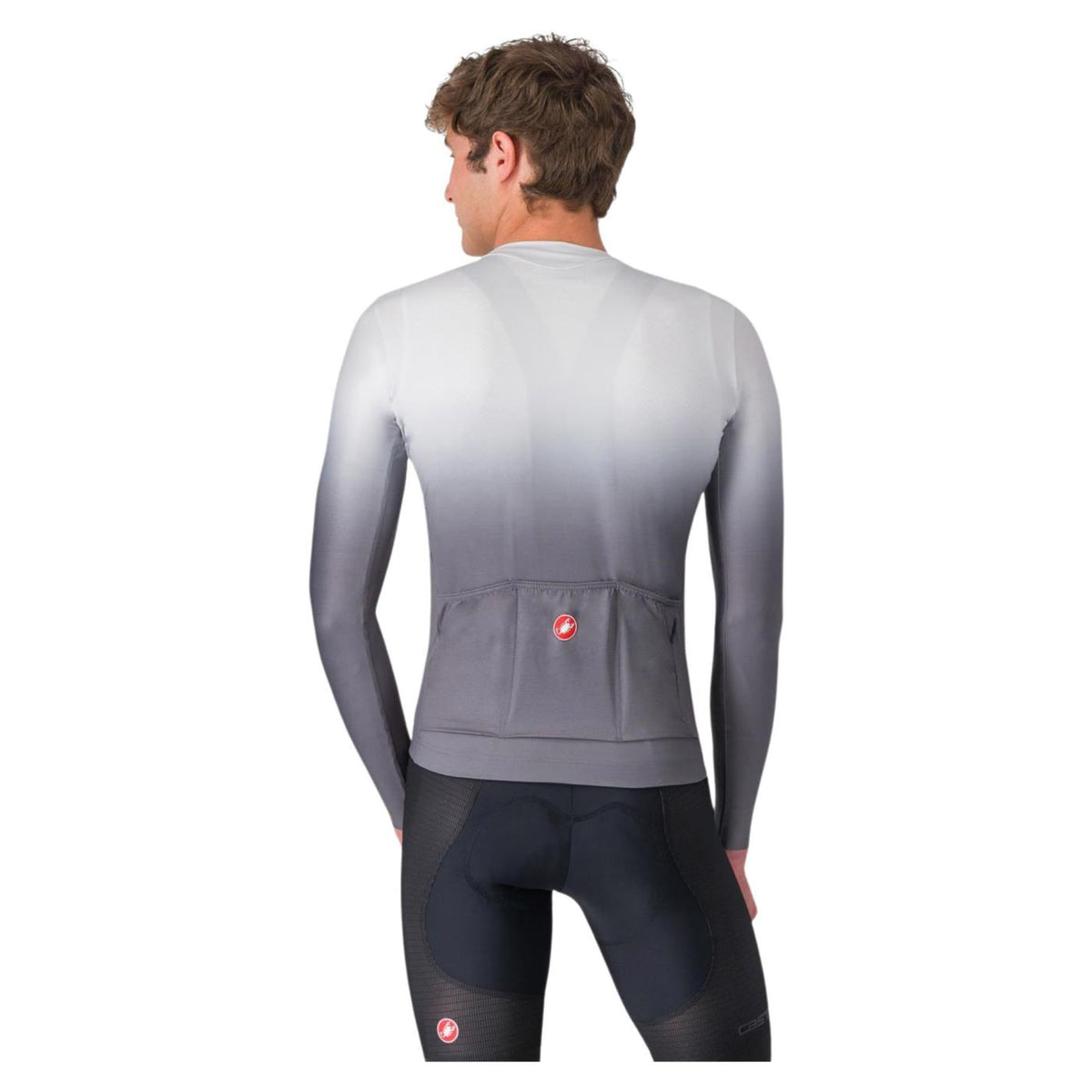 CASTELLI UPF LONG SLEEVE JERSEY - C1-grigio-s - vista 2