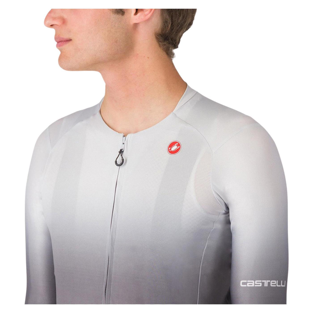 CASTELLI UPF LONG SLEEVE JERSEY - C1-grigio-s - vista 3