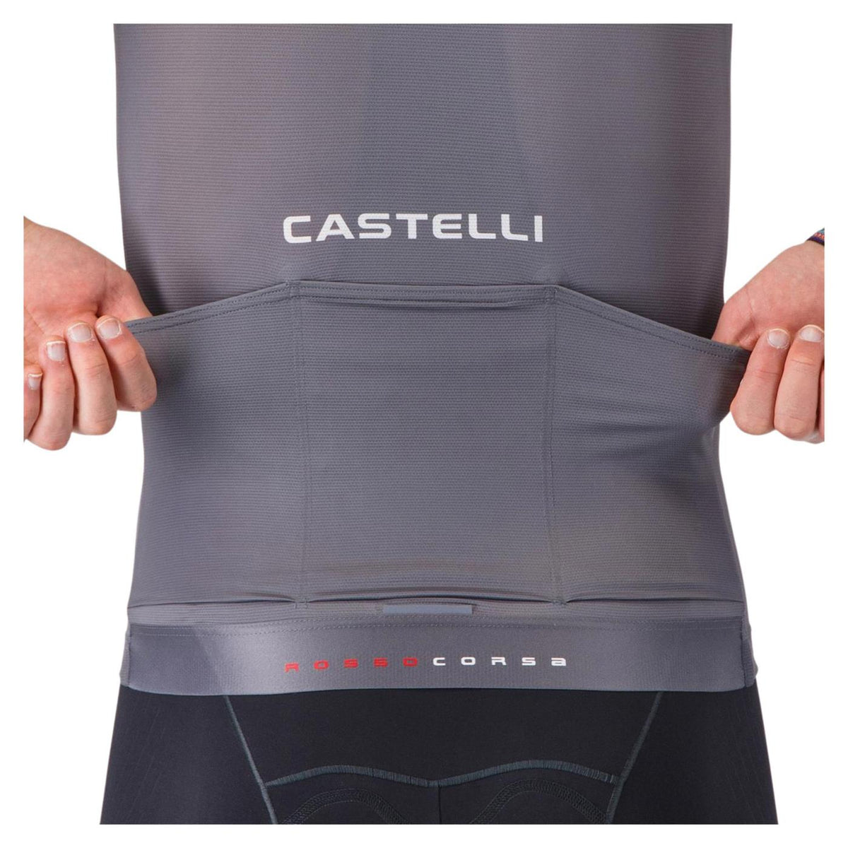 CASTELLI AERO RACE 8S JERSEY - C1-grigio-s - vista 4