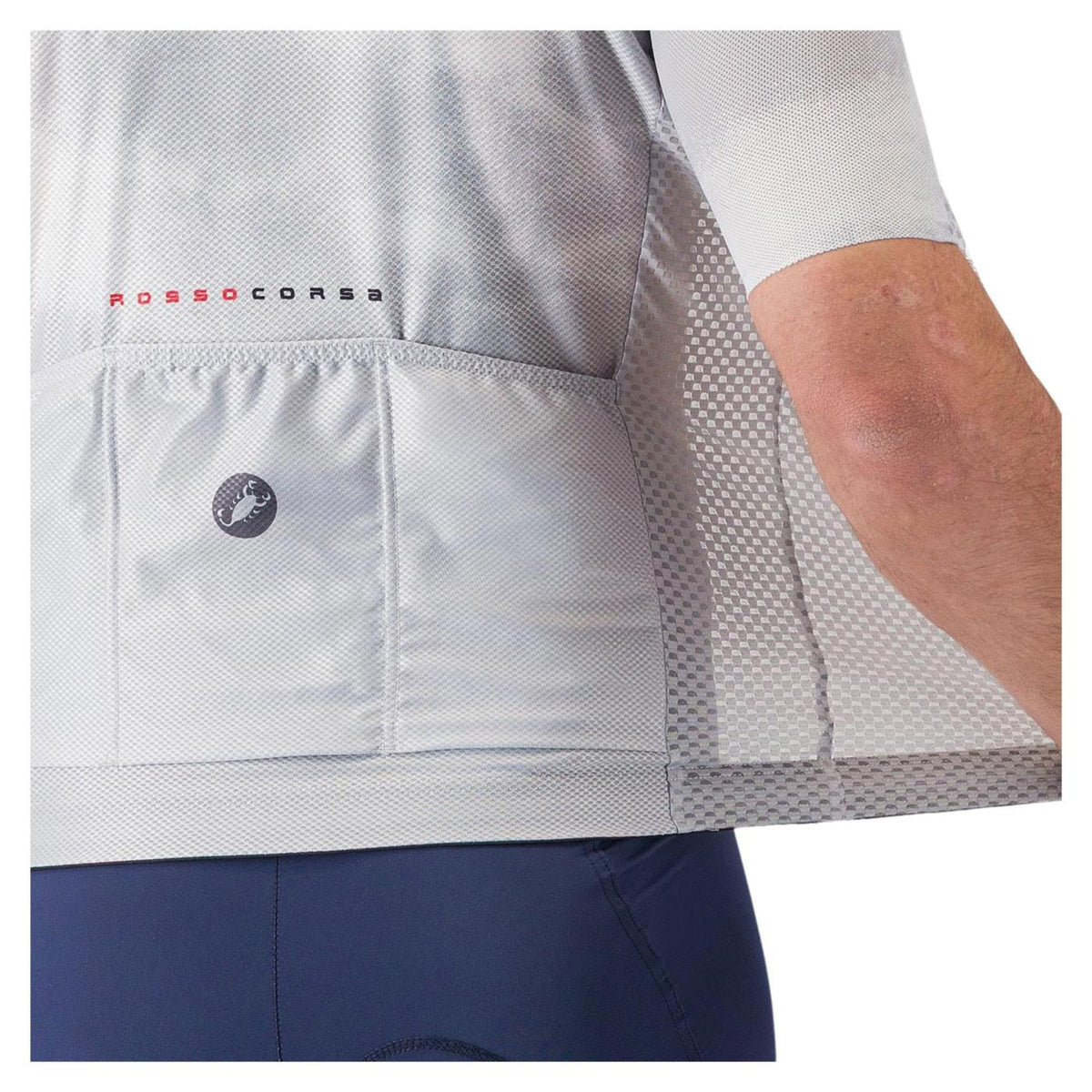 CASTELLI CLIMBER'S A/C JERSEY - C1-argento - vista 4