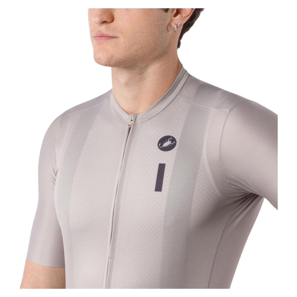 CASTELLI DRITTONE LOGO JERSEY - C1-grigio-s - vista 3