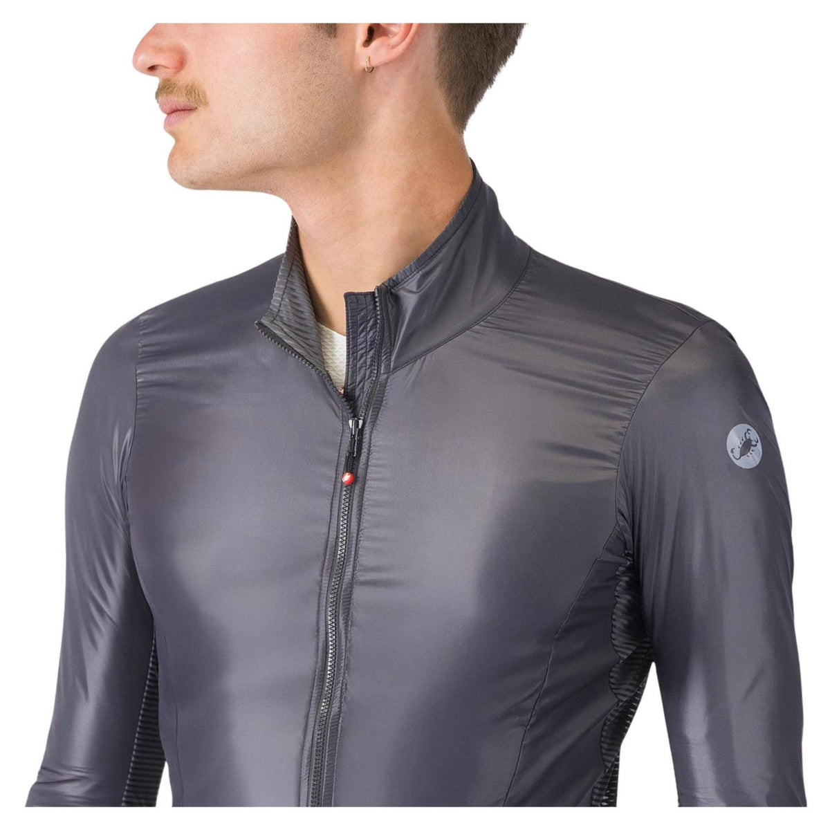 CASTELLI ARIA SHELL 2 JACKET - C1-grigio-s - vista 3