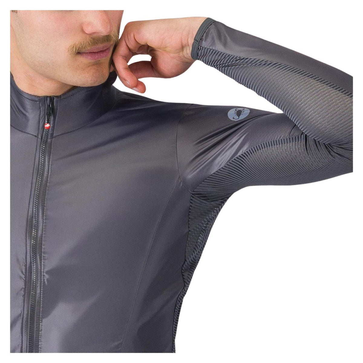 CASTELLI ARIA SHELL 2 JACKET - C1-grigio-s - vista 4