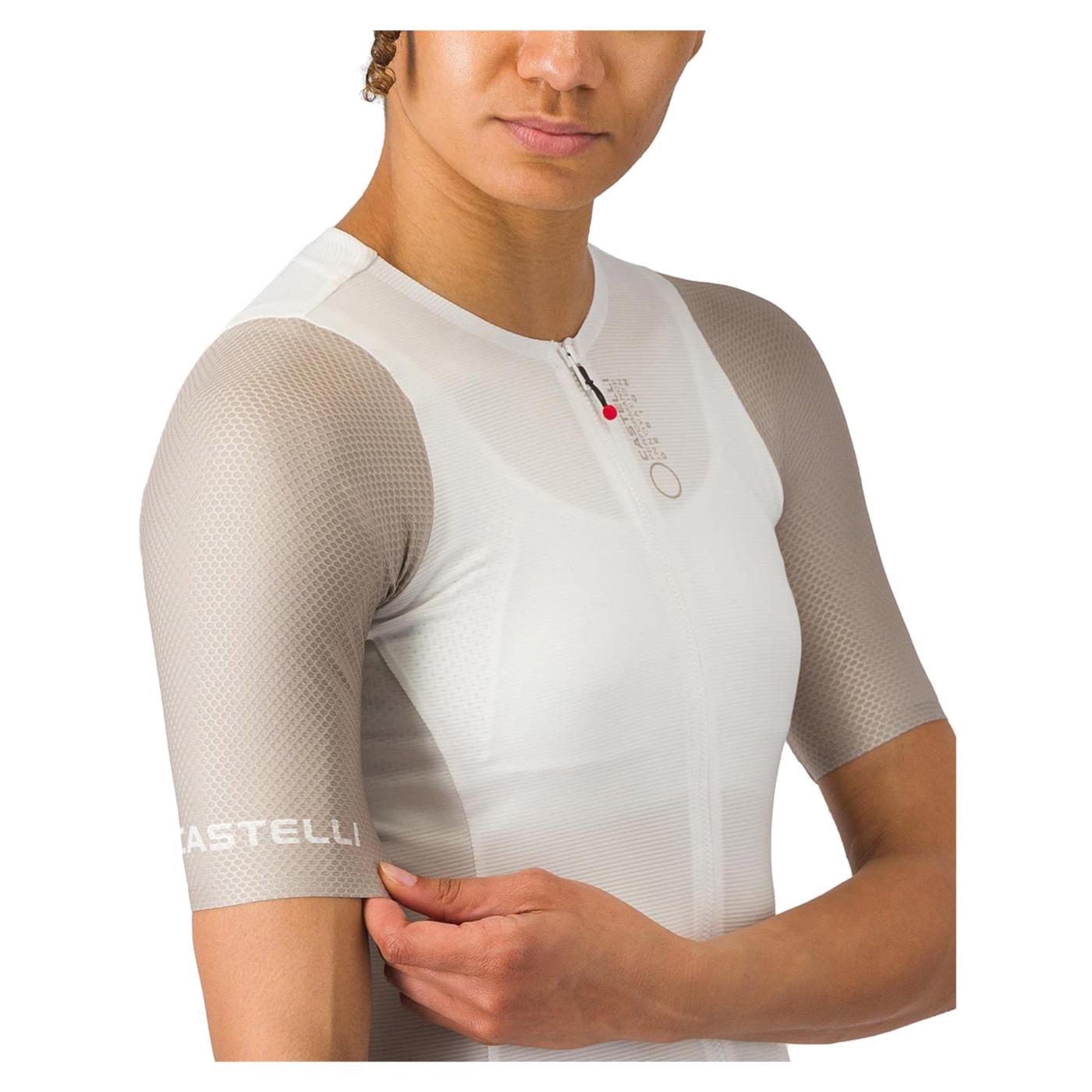 CASTELLI CORRETTO WOMAN JERSEY - Bianco - vista 3