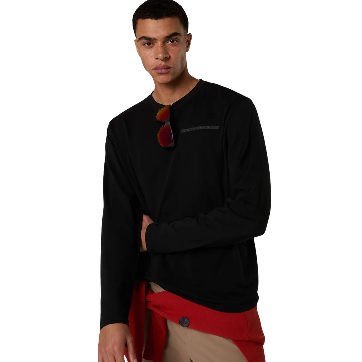 NORTH SAILS T-SHIRT LONG SLEEVE - Nero - immagine principale