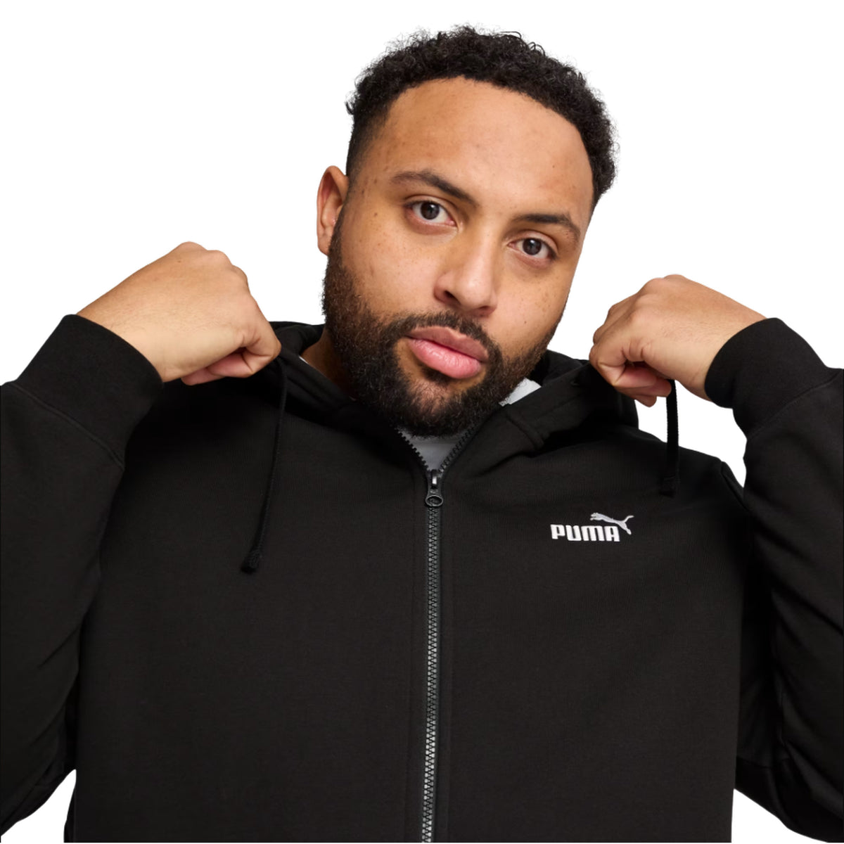 PUMA ESS FULL ZIP HOODIE - Nero - immagine principale