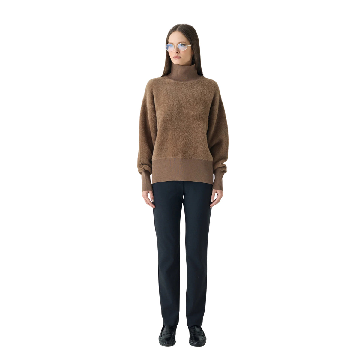SUNS W SWEATER VIKTORIA - Marrone scuro - immagine principale