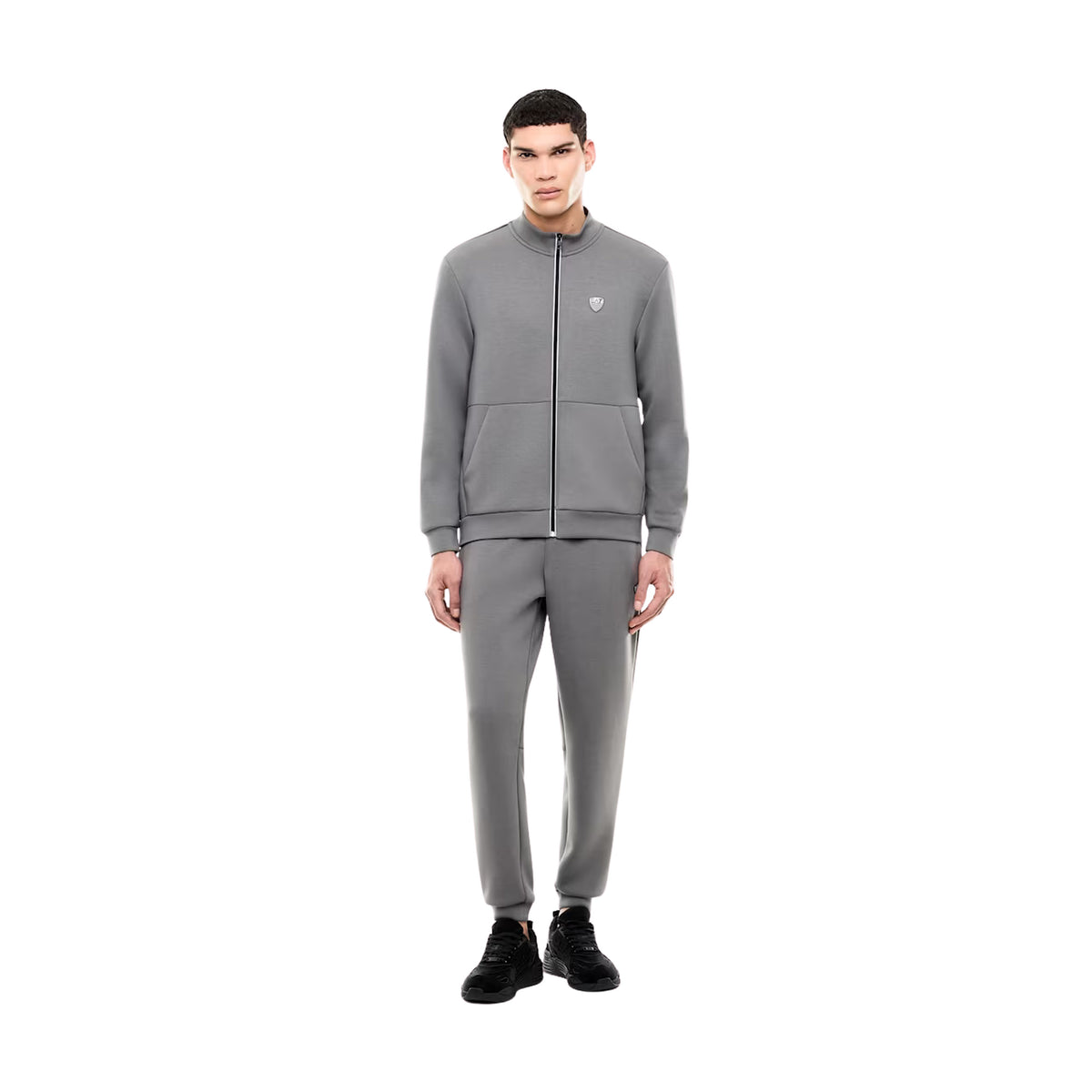 EMPORIO ARMANI 7 EA7 PREMIUM SHIELD T-SUIT FZ - Grigio scuro - immagine principale