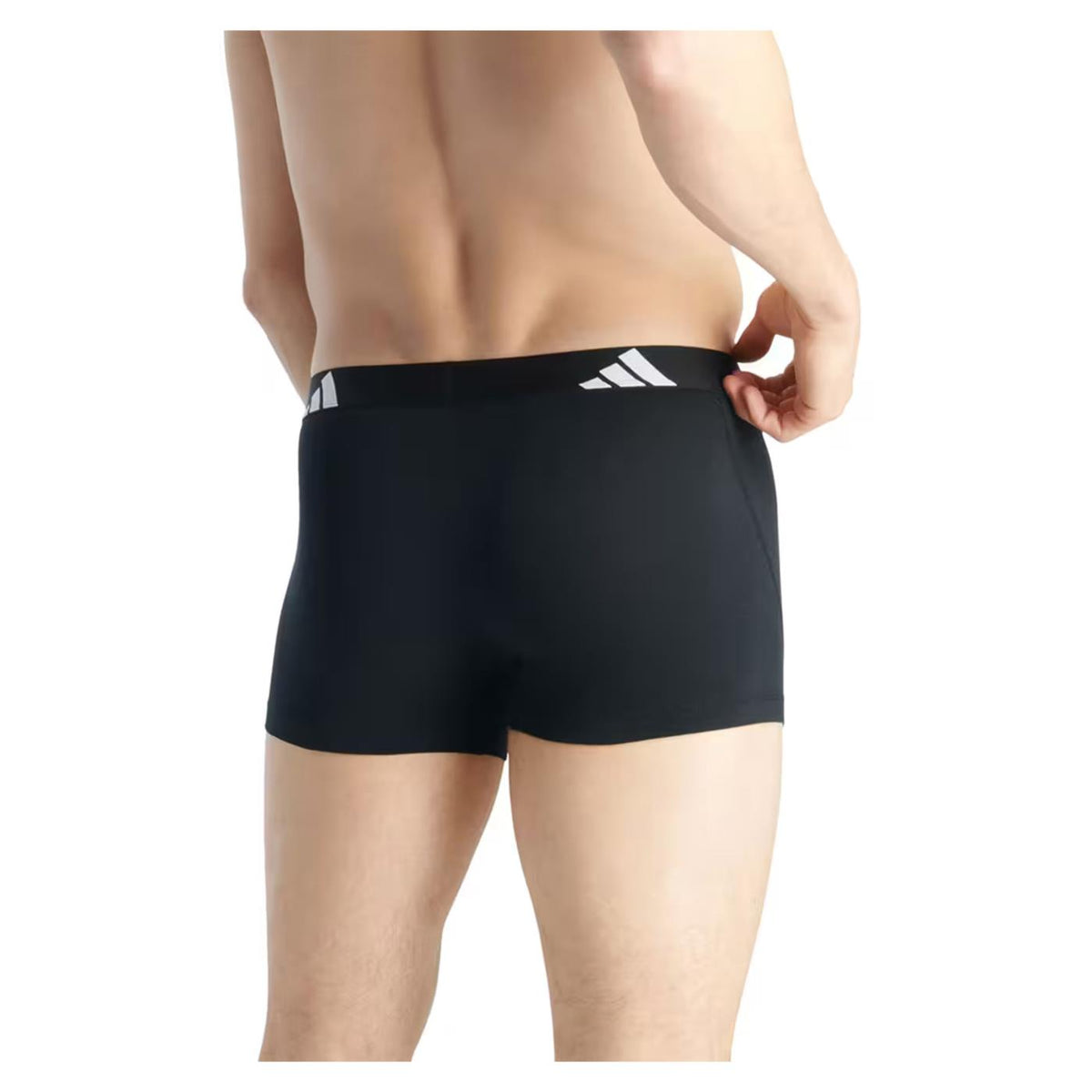 ADIDAS UNDERWEAR 2PK TRUNK ACTIVE FLEX - Nero - vista 3