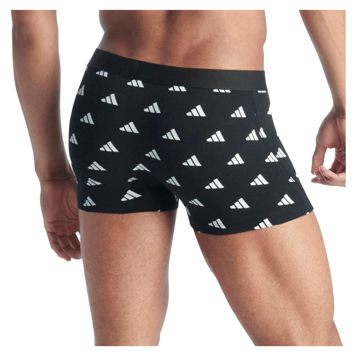 ADIDAS UNDERWEAR 2PK TRUNK ACTIVE FLEX - Nero - vista 3