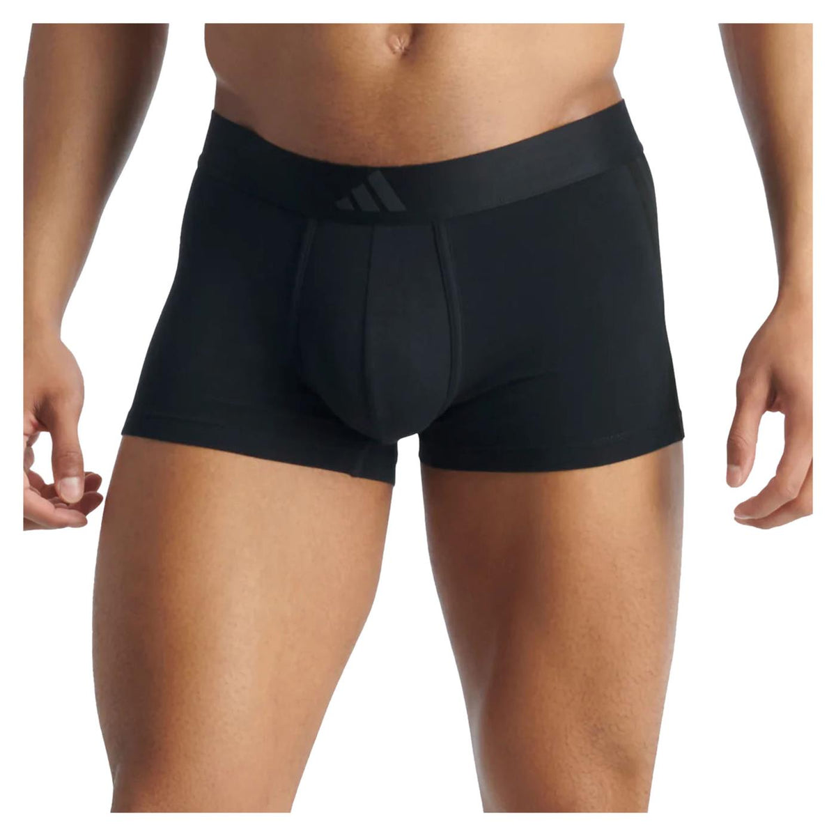 ADIDAS UNDERWEAR 2PK TRUNK 3S ACTIVE FLEX - Nero - vista 2