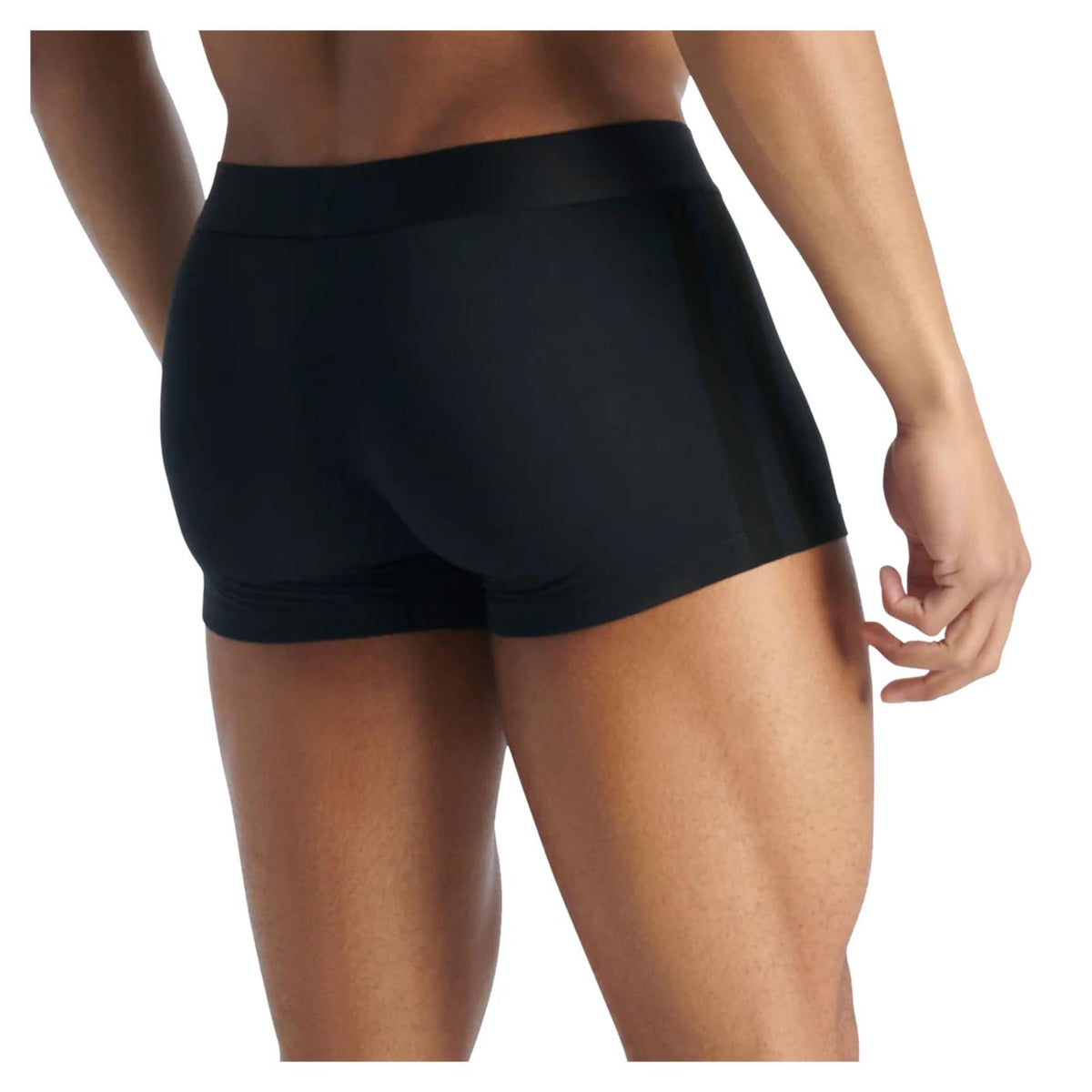ADIDAS UNDERWEAR 2PK TRUNK 3S ACTIVE FLEX - Nero - vista 3