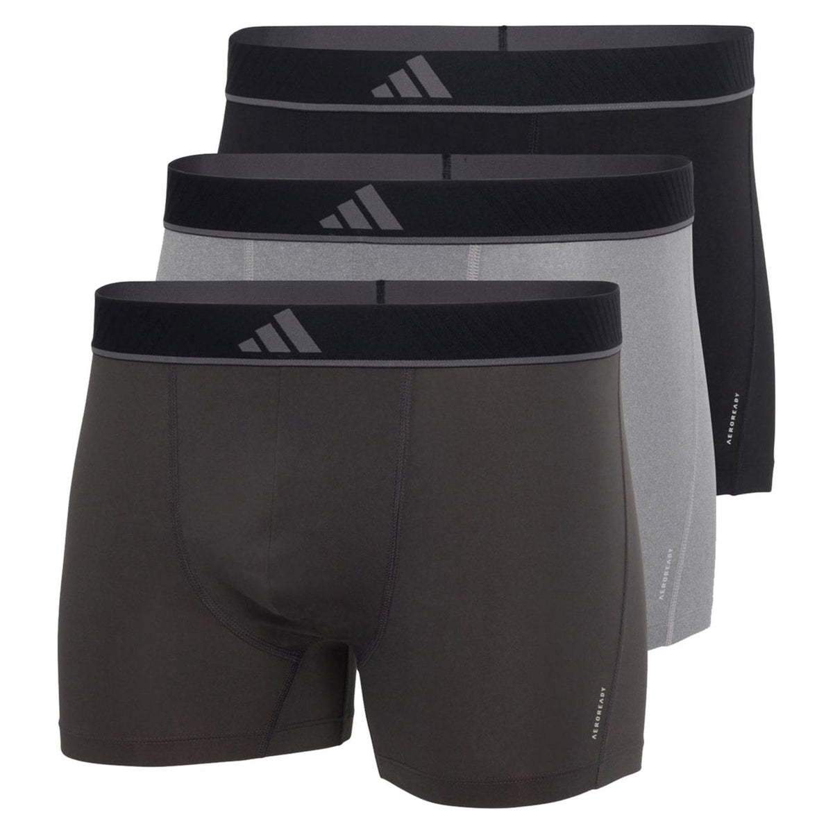 ADIDAS UNDERWEAR 3PK TRUNK MICRO FLEX - Nero - immagine principale