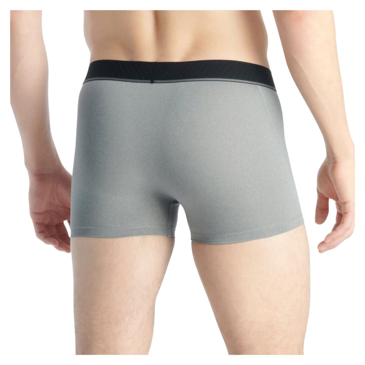 ADIDAS UNDERWEAR 3PK TRUNK MICRO FLEX - Nero - vista 3