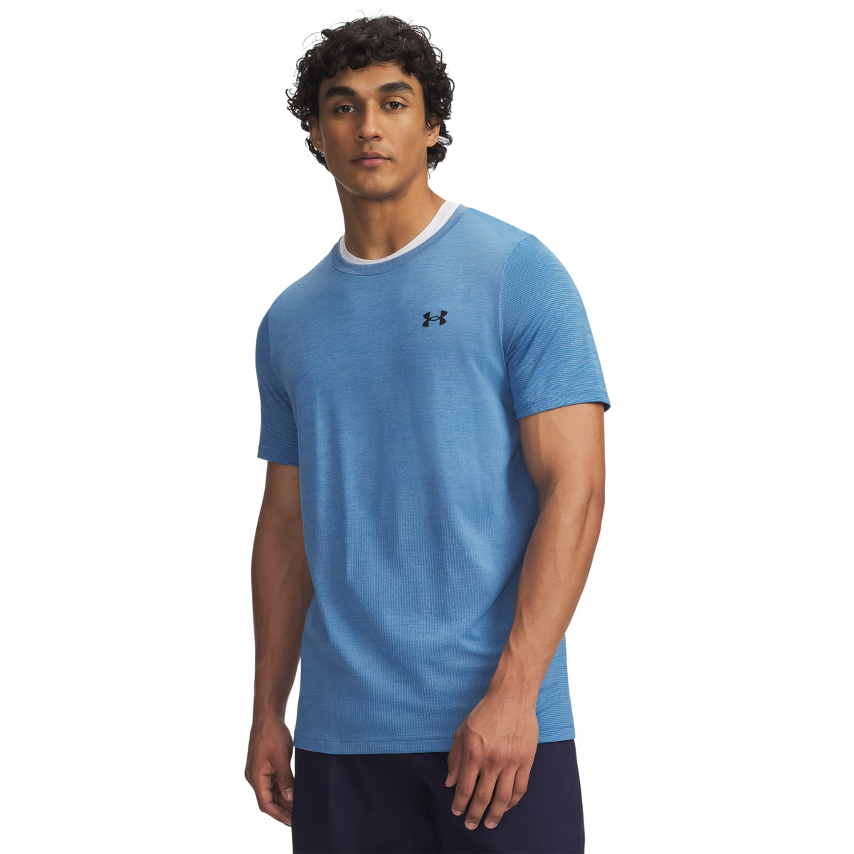 UNDER ARMOUR VANISH SEAMLESS SS TEE - Azzurro - immagine principale