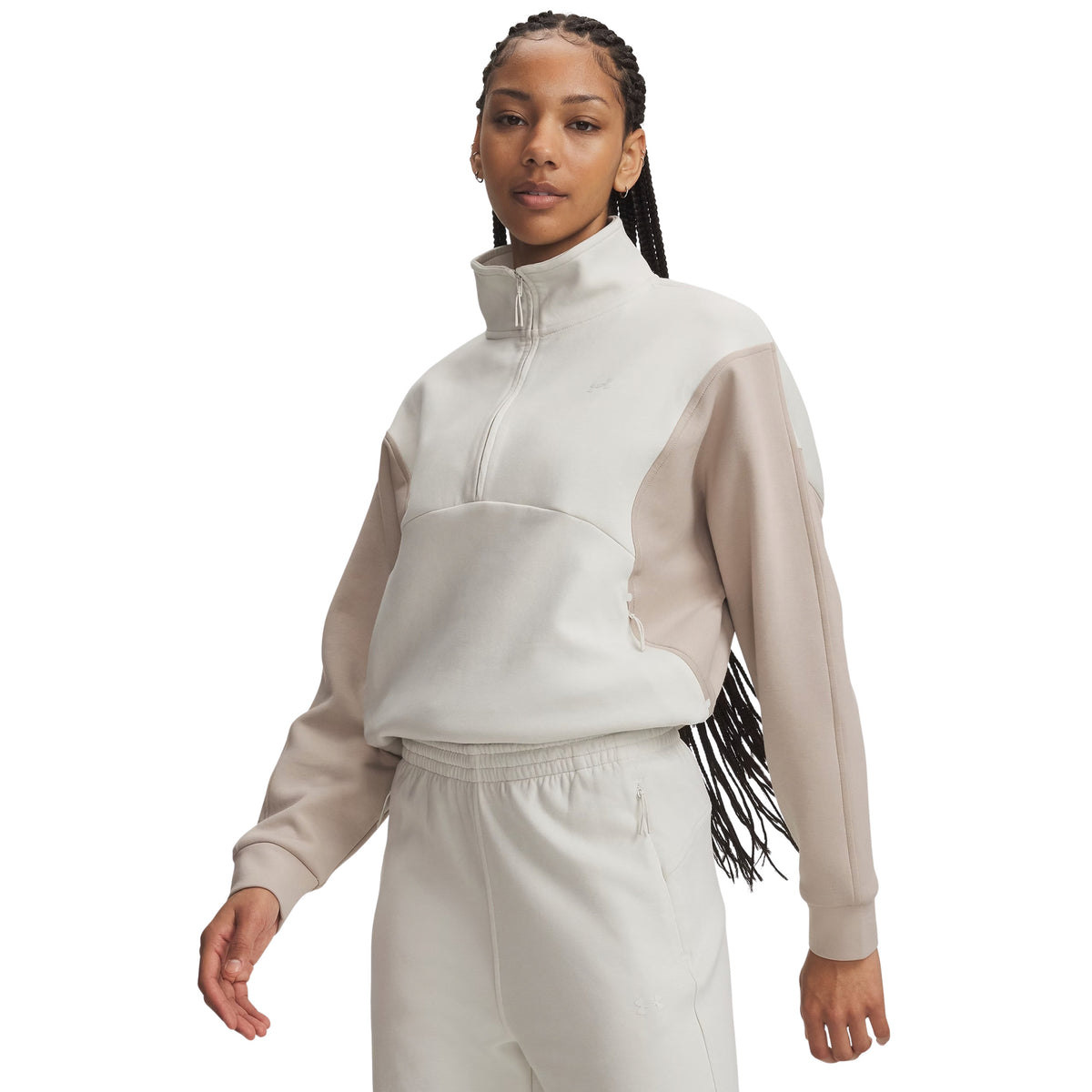 UNDER ARMOUR UNSTOPPABLE FLEECE HZ W - Grigio chiaro - immagine principale
