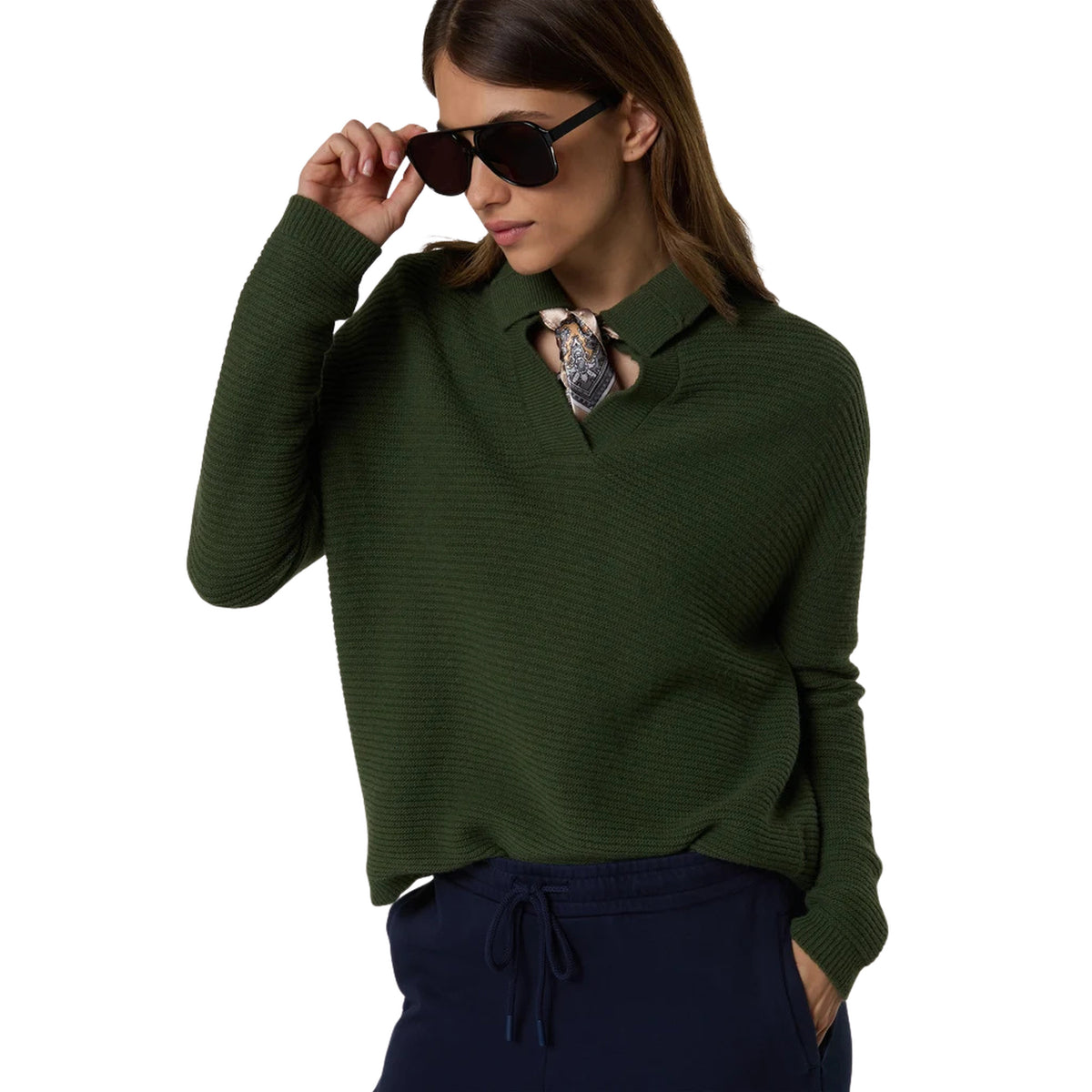 NORTH SAILS W BOATNECK 7GG KNITWEAR - Militare - immagine principale
