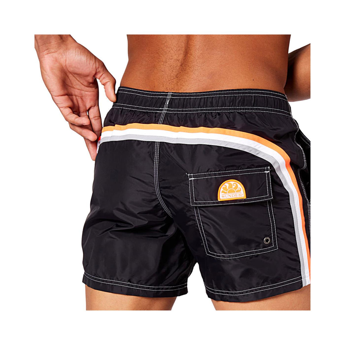 SUNDEK ELASTIC WAIST 14'' - Nero - vista 3
