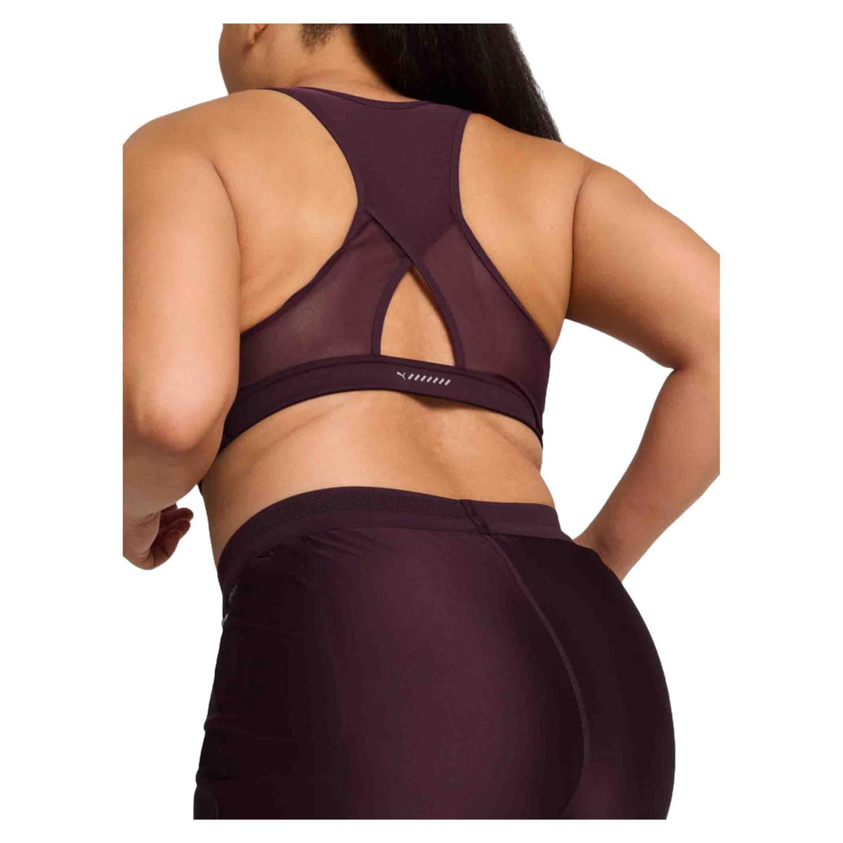PUMA 4KEEPS RUN BRA MID SUPP - Bordeaux - vista 3