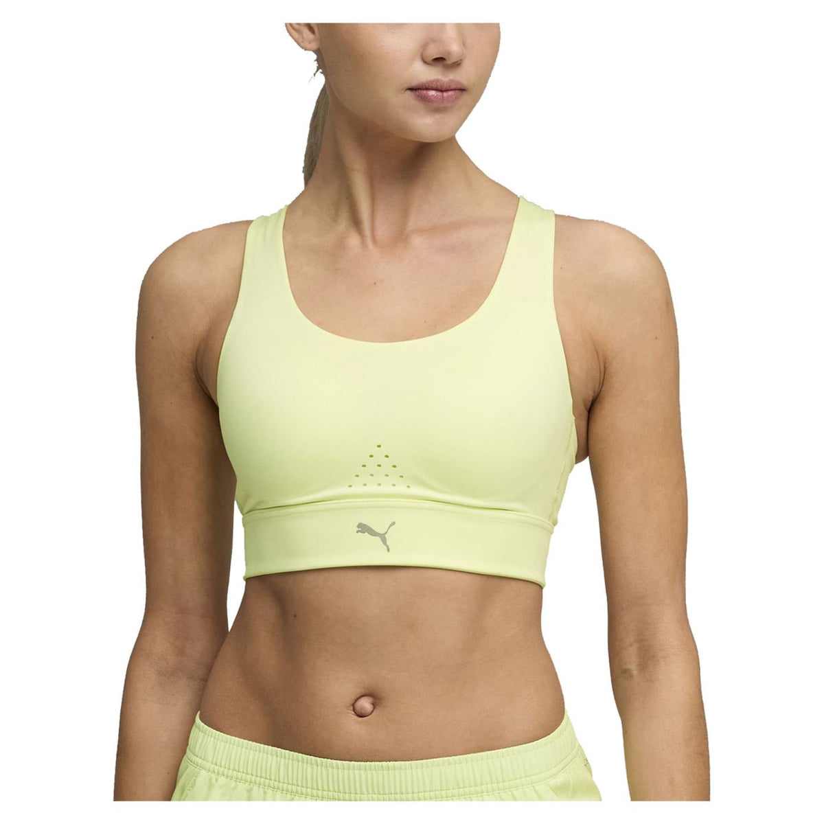 PUMA POWERBREATHE RUN BRA - C1-lime - immagine principale